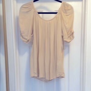 Joie soft silk Cream Puff Sleeve Blouse